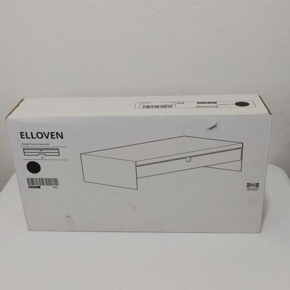 IKEA ELLOVEN Monitor Stand With Drawer Anthracite BLACK (004.851.01) - Picture 2 of 12